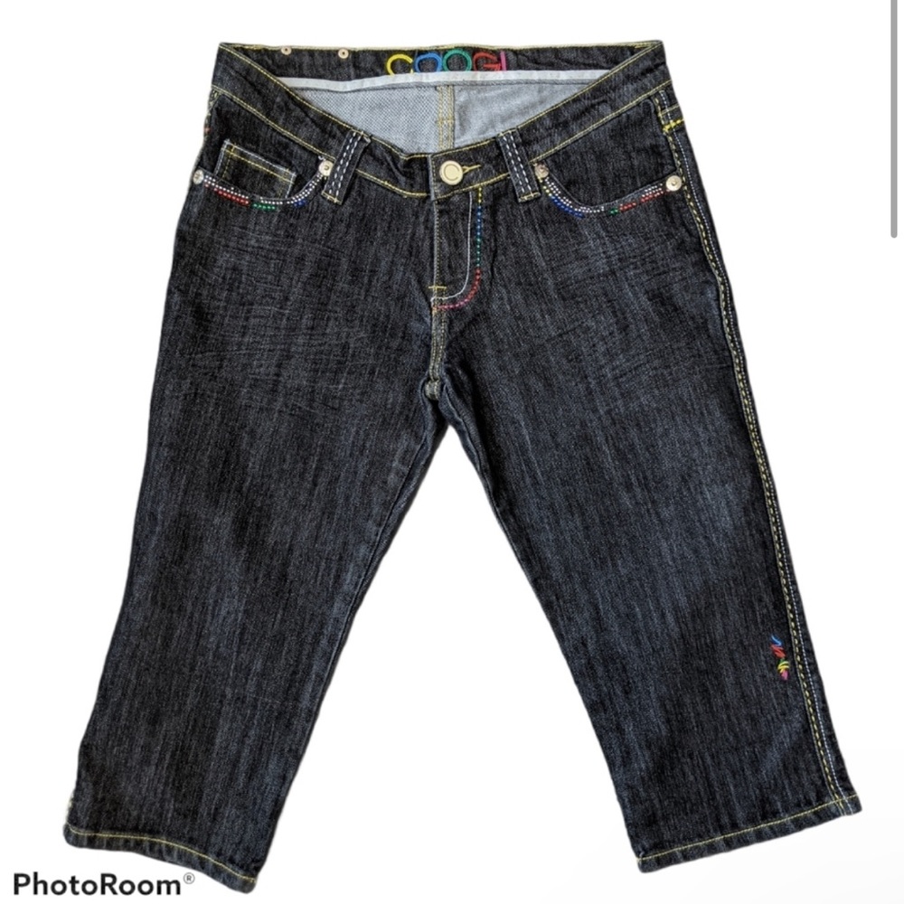 VTG COOGI Australia Capri Jeans with Rhinestones